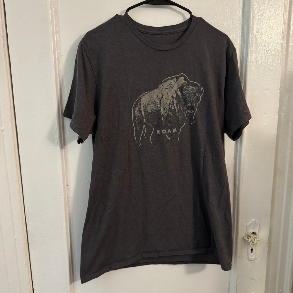 Bison Animal Nature Grunge Indie Sleaze Punk Wild Life Roam Cotton S Unisex‎ - Picture 2 of 6
